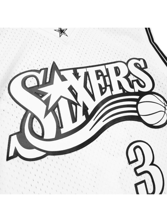 Mitchell & Ness Mitchell & Ness Tank top Philadelphia 76ers Allen Iverson Biały Standard Fit