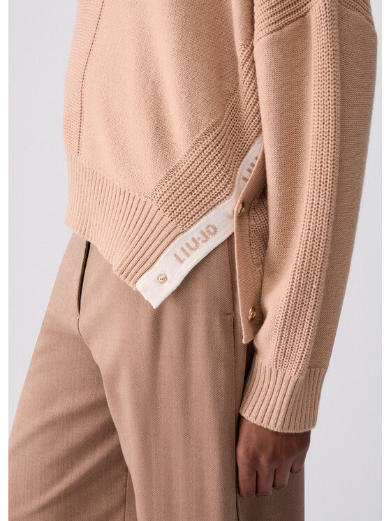 Liu Jo Liu Jo Felpa TF6154MA22SD3046 Beige Regular Fit
