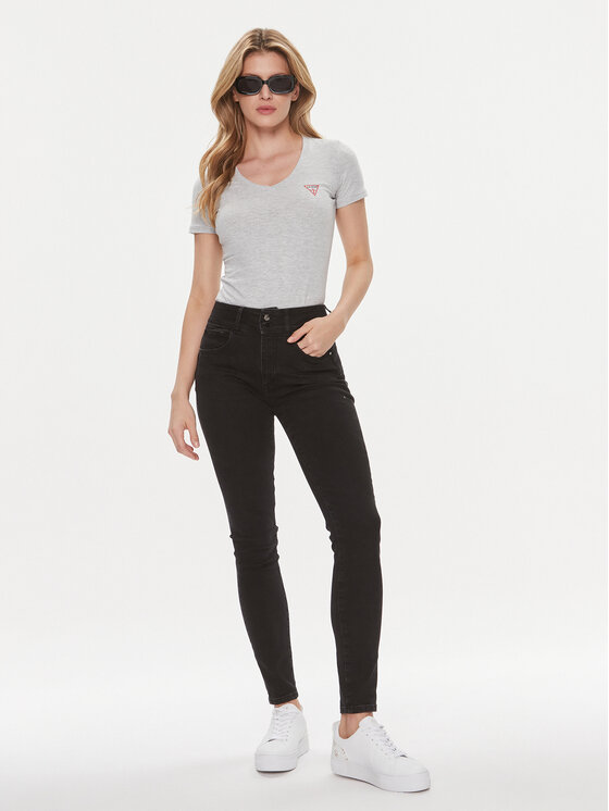 Guess Guess Футболка W2YI45 J1314 Сірий Slim Fit