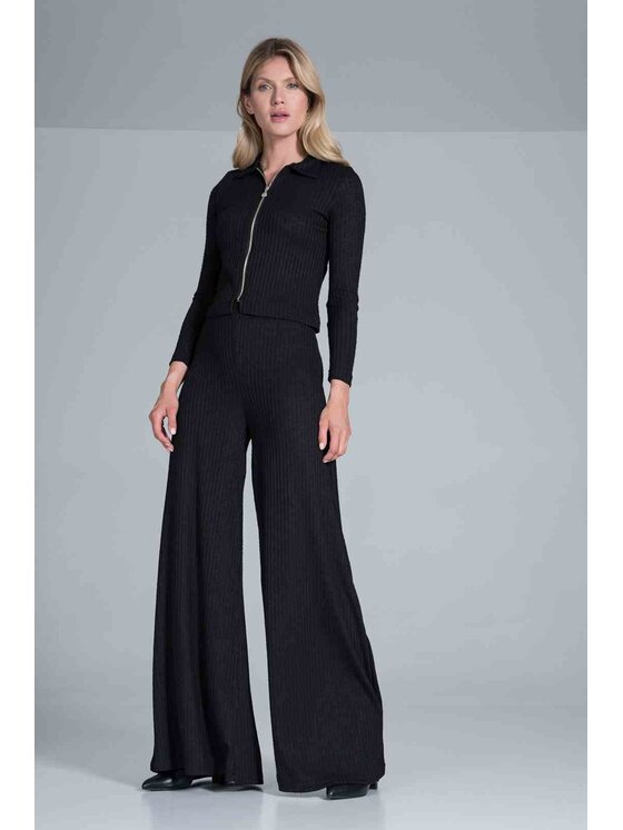 FIGL FIGL Bluza M823 Czarny Regular Fit