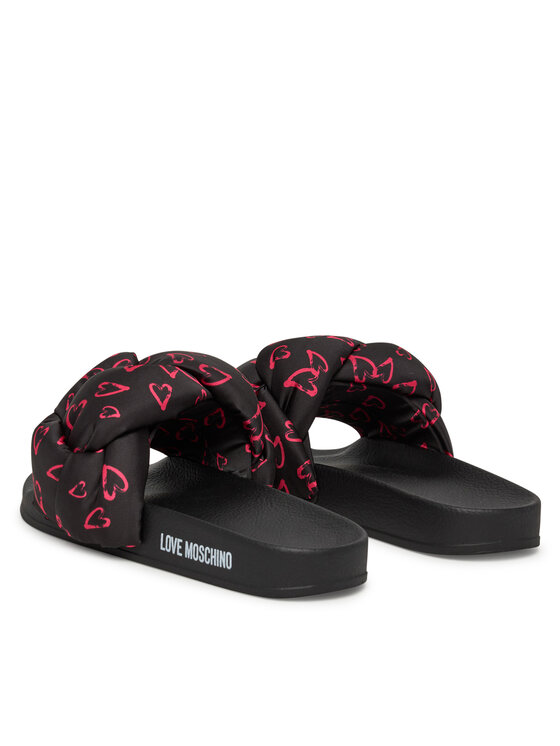 LOVE MOSCHINO LOVE MOSCHINO Şlapi JA28312G0MIW100C Negru