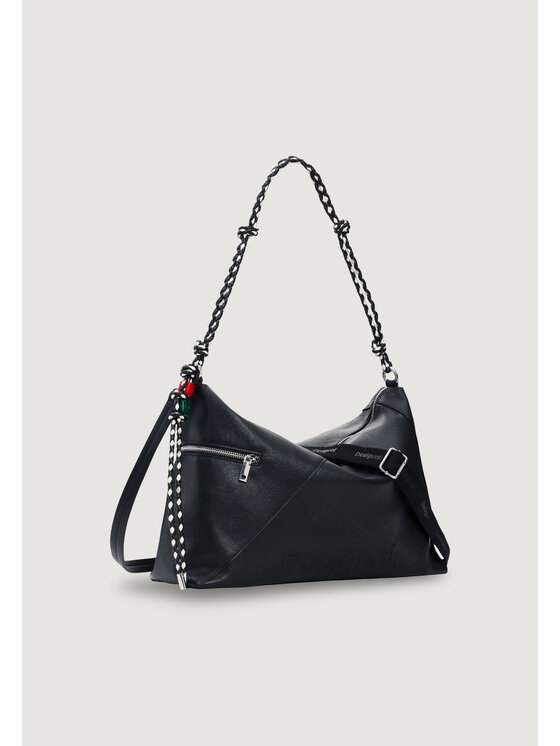 Desigual Desigual Τσάντα BAG_HALF LOGO LEIRIA 2.0 Μαύρο