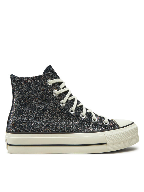 Converse Converse Plátěnky Chuck Taylor All Star Lift Platform Glitter A09551C 401 Černá