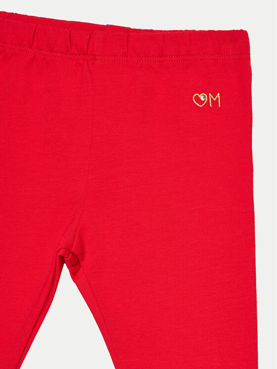 Original Marines Original Marines Legginsy B630NF Czerwony Slim Fit