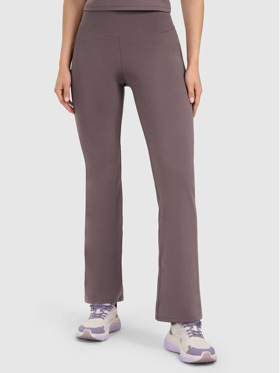 4F 4F Legginsy MULTI ACTIVE Brązowy Slim Fit