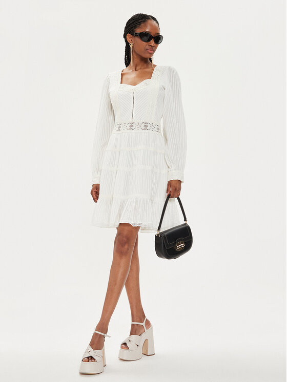 TWINSET TWINSET Rochie de vară 241TT2033 Écru Regular Fit
