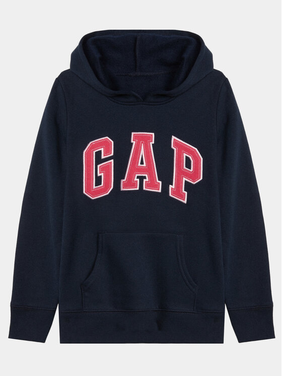 Gap Majica Dugih Rukava 849381-10 Tamnoplava Regular Fit