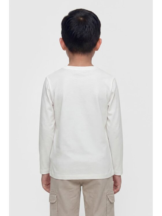 Guess Kids Guess Kids T-Shirt 183055 Biały Classic Fit