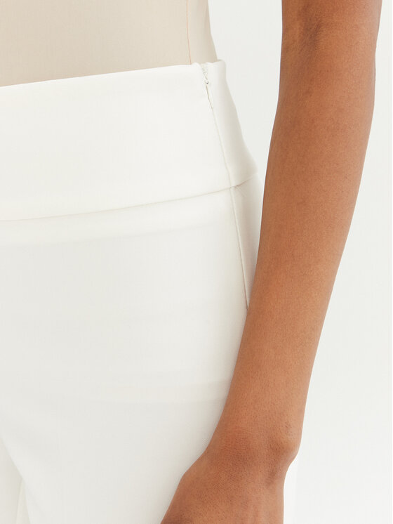 Rinascimento Rinascimento Pantaloni di tessuto CFC0122830003 Bianco Regular Fit