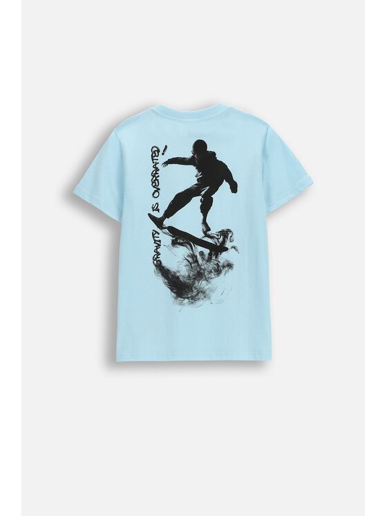 Coccodrillo Coccodrillo T-Shirt WC6143201VBA-014 Niebieski Regular Fit