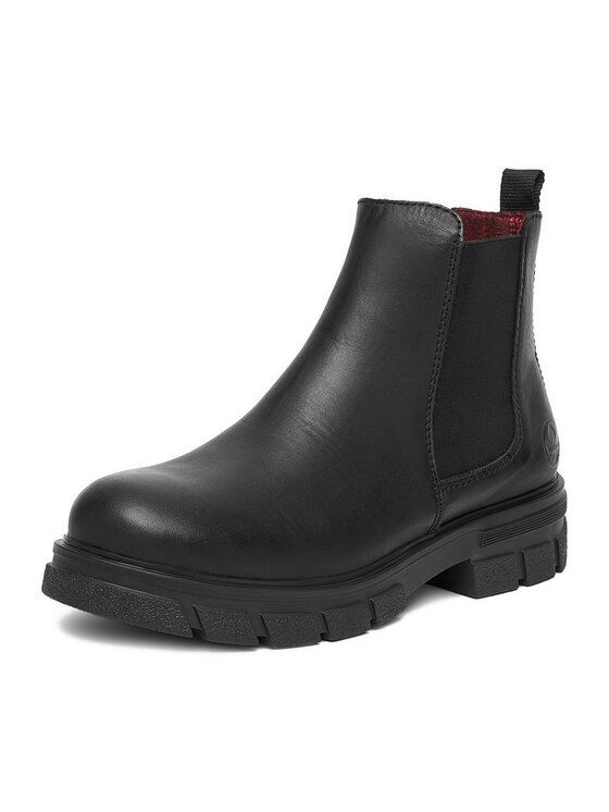 Rieker Rieker Μποτάκια με λάστιχο Z9150-00 Μαύρο