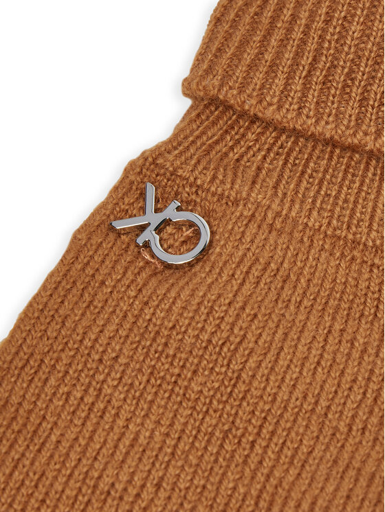 Calvin Klein Calvin Klein Ženske rokavice Chunky K60K612618 Rjava