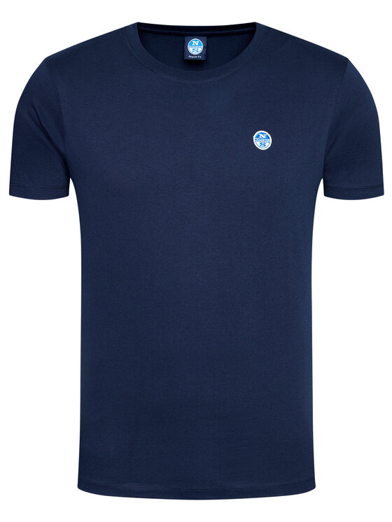 North Sails North Sails Футболка Logo 692530 Cиній Regular Fit