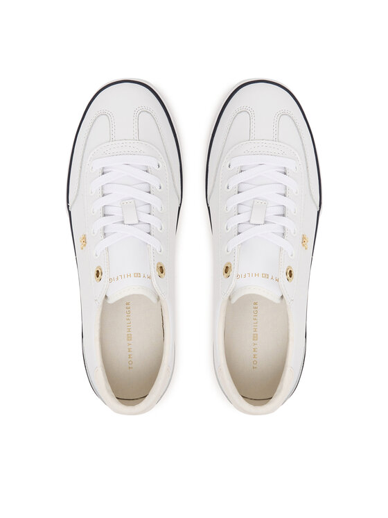 Tommy Hilfiger Tommy Hilfiger Sneakers Th Chic Low Profile Vulc FW0FW09104 Bianco