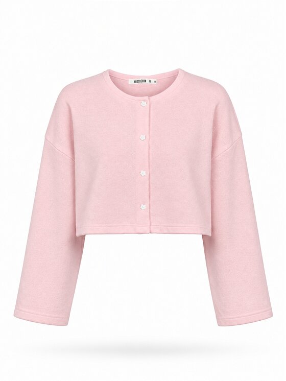 MissDenim MissDenim Bluza Pajama Overshirt Różowy jasny Regular Fit
