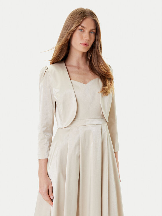 Rinascimento Rinascimento Bolero CFC0125033003 Bej Regular Fit