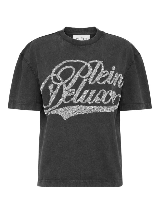 PHILIPP PLEIN PHILIPP PLEIN T-Shirt 26519 Czarny Over Fit