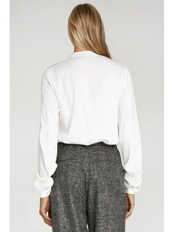 NIFE NIFE Halenka B203 Écru Regular Fit
