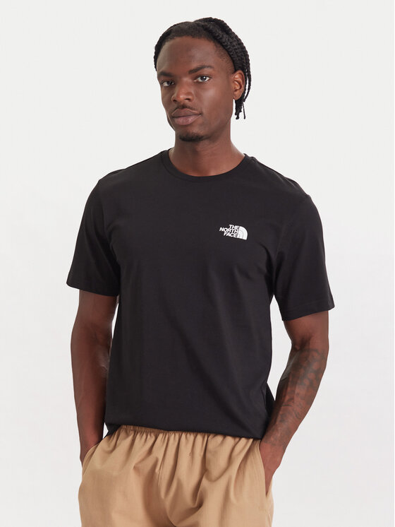 The North Face The North Face T-krekls NSE Box Raku Horse Infill NF0A8EGU Melns Regular Fit