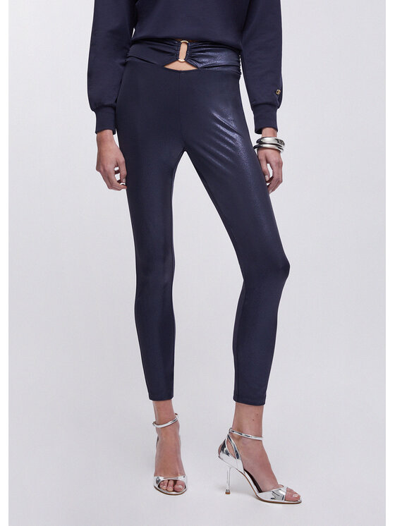 Liu Jo Liu Jo Pantaloni di tessuto TA6229J383193924 Celeste Slim Fit
