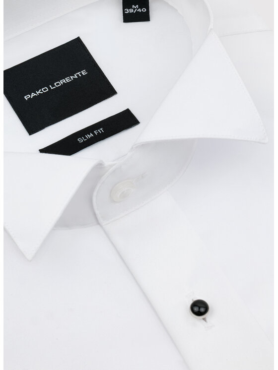Pako Lorente Pako Lorente Koszula P000B-1X-265 Biały Slim Fit
