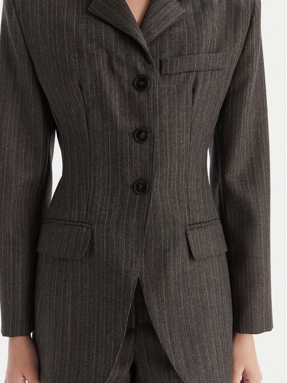 Marella Marella Σακάκι Essenza 2523046052 Γκρι Slim Fit