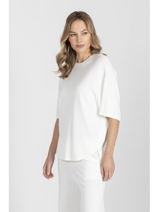 Deni Cler Milano Deni Cler Milano Sweter T-DC-S310-F2-20-10-1 Biały Regular Fit