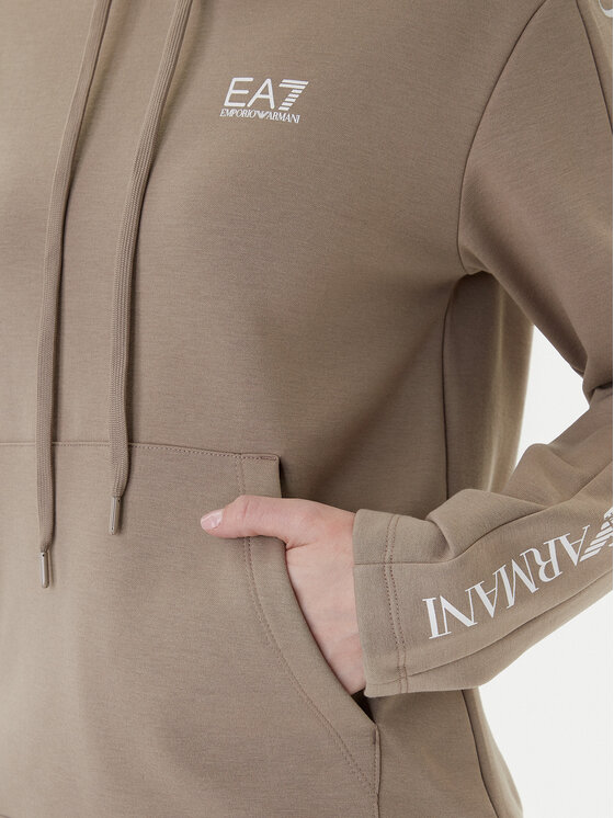EA7 Emporio Armani EA7 Emporio Armani Dres 7W000116 AF10443 U6167 Beżowy Regular Fit