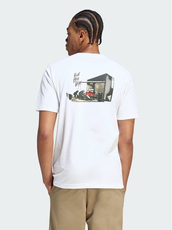 adidas adidas T-Shirt 165156 Biały Regular Fit