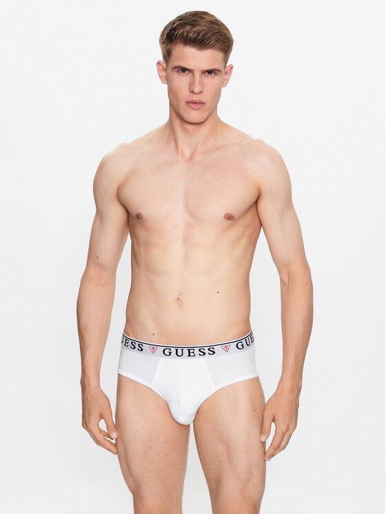Guess Guess Set de chiloți slip﻿ U97G00 K6YW1 Alb