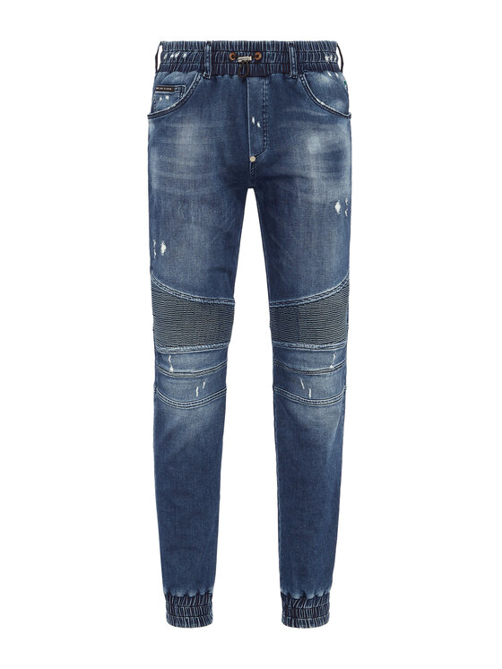 PHILIPP PLEIN PHILIPP PLEIN Jeansy 1371 Světle modrá Jegging Fit
