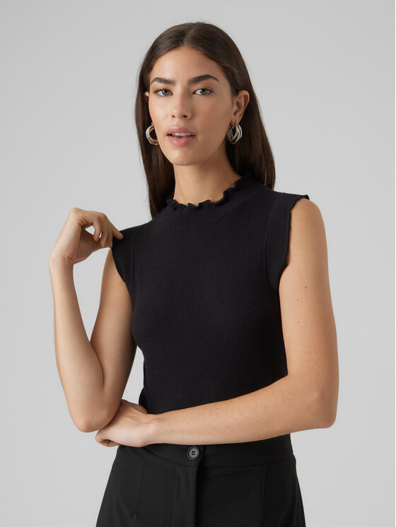 Vero Moda Vero Moda Palaidinė Gold 10297855 Juoda Slim Fit