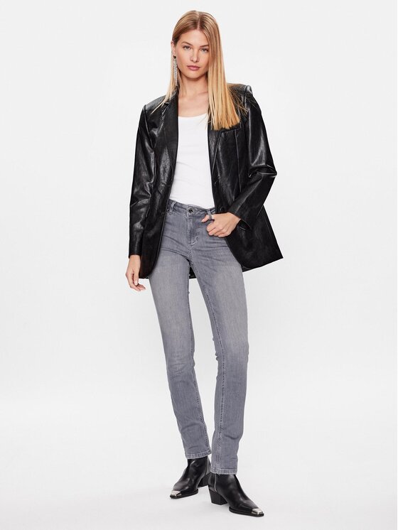 Liu Jo Liu Jo Jeans UF3016 D4811 Grigio Slim Fit