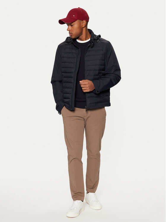 Tommy Hilfiger Tommy Hilfiger Kurtka przejściowa MW0MW37689 Granatowy Regular Fit
