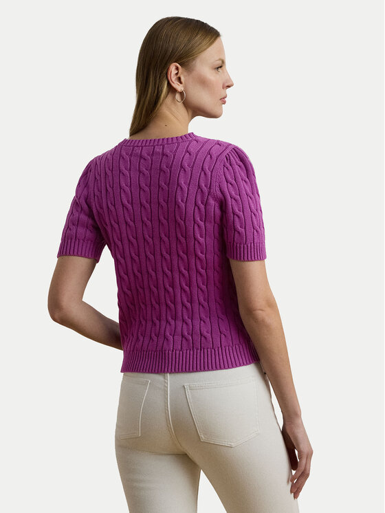 LAUREN RALPH LAUREN LAUREN RALPH LAUREN Svetr 200976989002 Fialová Slim Fit