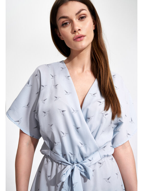 FIGL FIGL Kombinezon M863 Błękitny Regular Fit