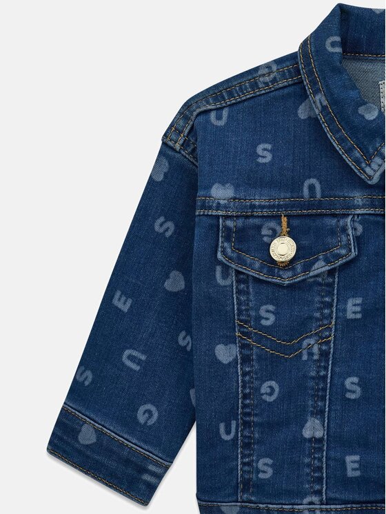 Guess Kids Guess Kids Bunda pro přechodné období 183614 Modrá Classic Fit