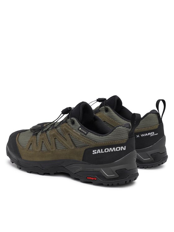 Salomon Salomon Bakancs X Ward Leather GORE-TEX L47182200 Zöld