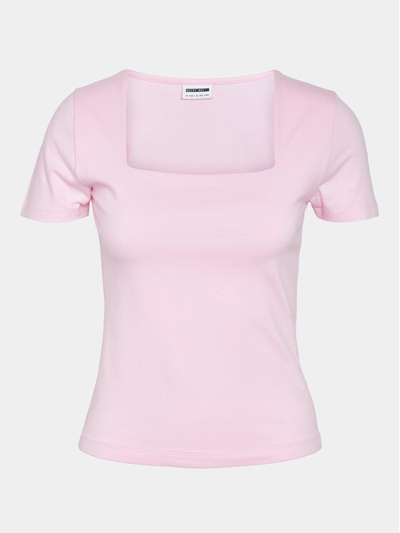 Noisy May Noisy May Majica Mik 27029540 Roza Slim Fit