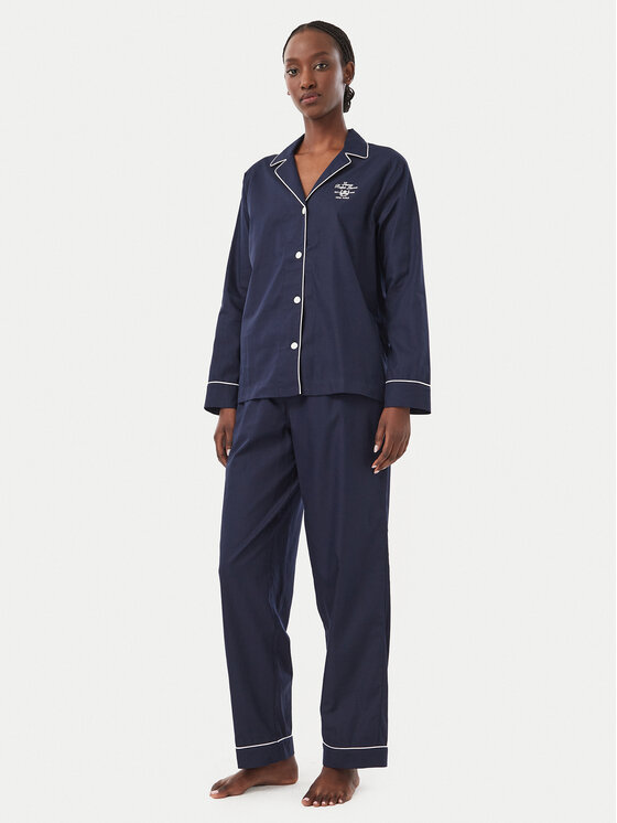 LAUREN RALPH LAUREN LAUREN RALPH LAUREN Pižama ILN92545 Tamsiai mėlyna Regular Fit