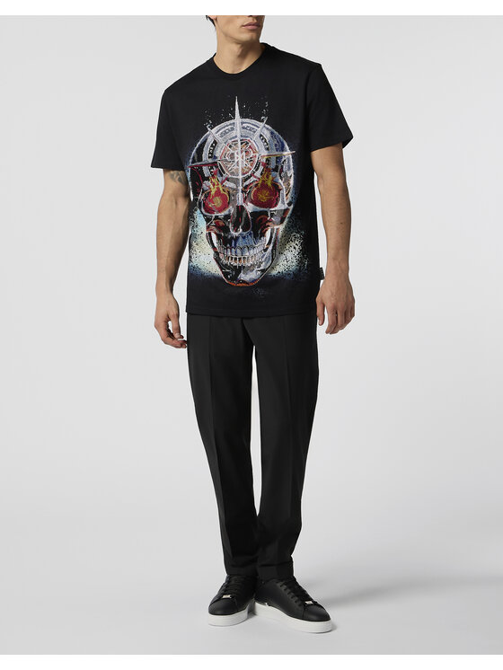 PHILIPP PLEIN PHILIPP PLEIN T-Shirt 29874 Czarny Regular Fit