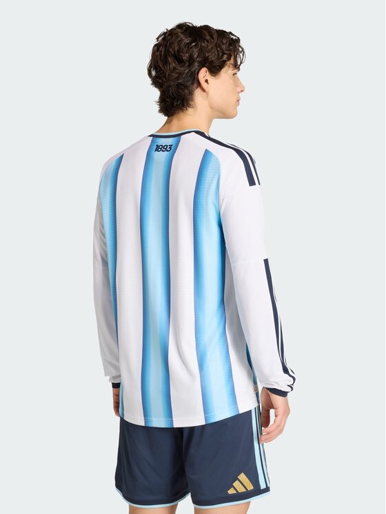 adidas adidas Koszulka techniczna Argentina 26 Home Authentic Biały Slim Fit