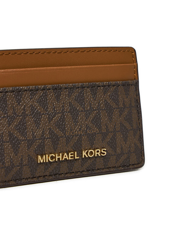MICHAEL Michael Kors MICHAEL Michael Kors Etui na karty kredytowe 32F1GJ6D0B Brązowy