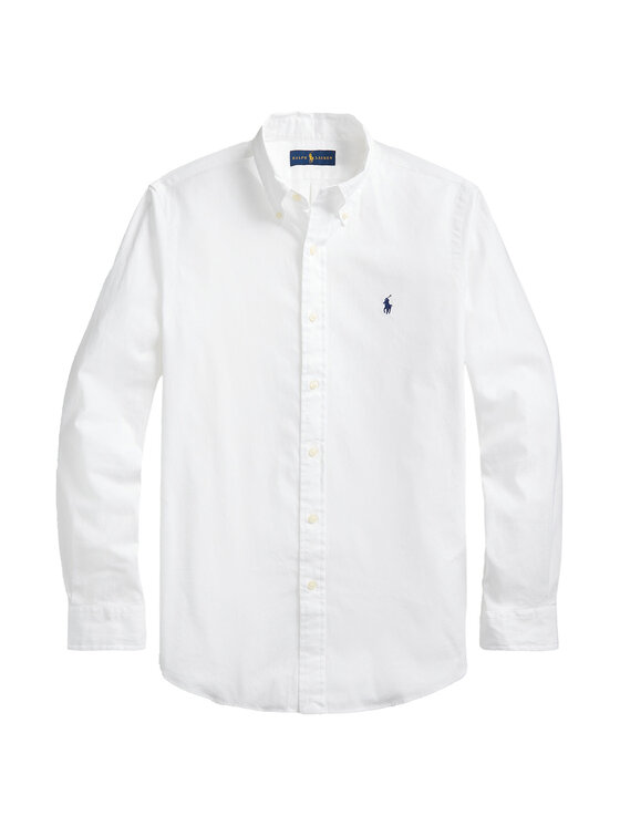 Polo Ralph Lauren Polo Ralph Lauren Srajca 710829480002 Bela Custom Fit