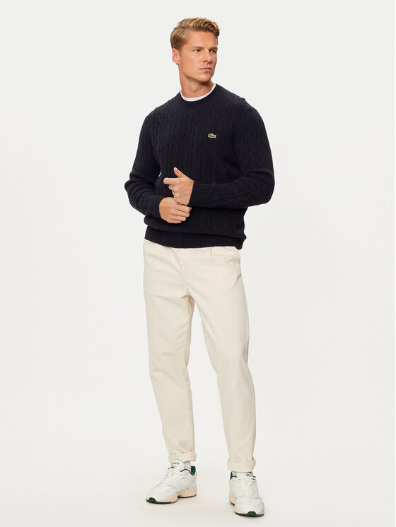 Lacoste Lacoste Pulover AH2924 Bleumarin Regular Fit