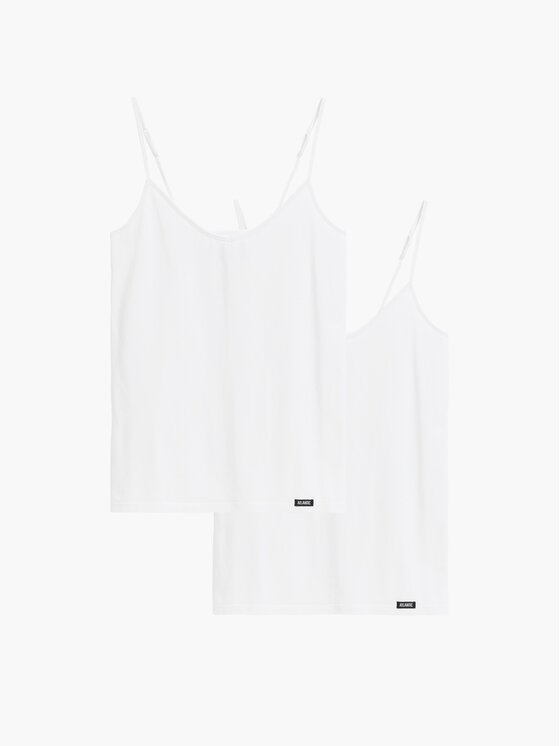 Atlantic Atlantic Top basic Biały Regular Fit