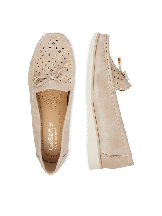 Go Soft Go Soft Mokassins CEO-MADDY WSS20690-01 Beige