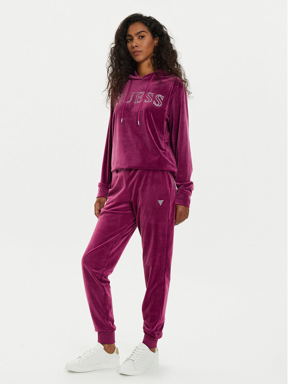 Guess Guess Спортивні штани V3BB27 KBXI2 Рожевий Regular Fit