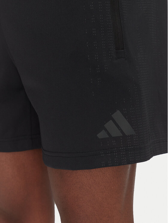 adidas adidas Pantaloncini sportivi Airchill JI8193 Nero Slim Fit