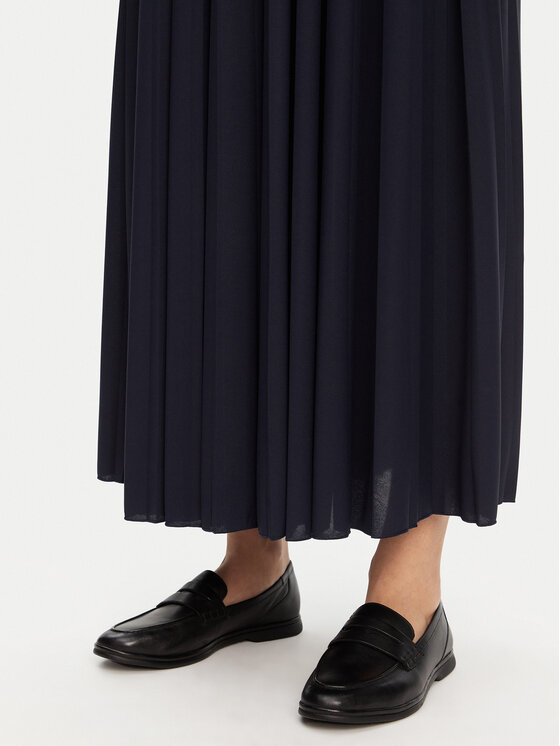 Weekend Max Mara Weekend Max Mara Plisovaná sukně Bleu 2515771031 Tmavomodrá Regular Fit